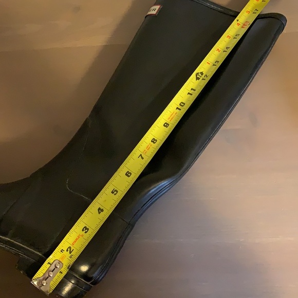 Hunter “Regent” Black Rubber Rain Boots - Women’s Size 9 - Picture 8 of 8